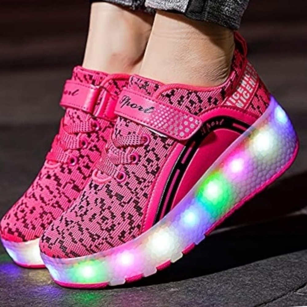 🆕️ Ufatansy Uforme Roller Shoes Colorful LED Lights‎ Children Light Skate Shoes